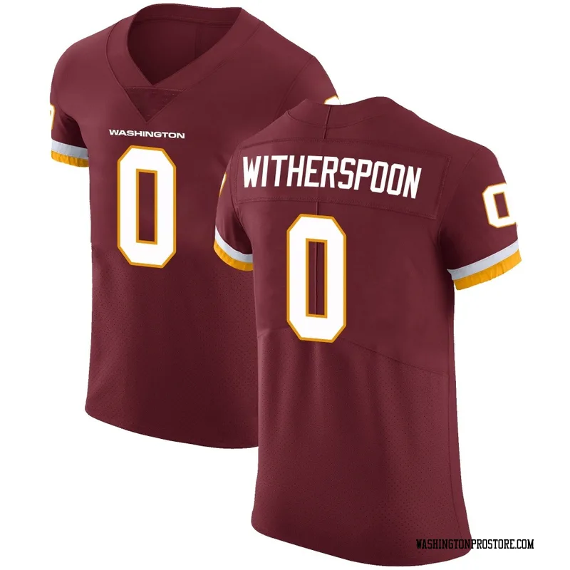 Men's Ahkello Witherspoon Washington Commanders Elite Burgundy Team Color Vapor Untouchable Jersey