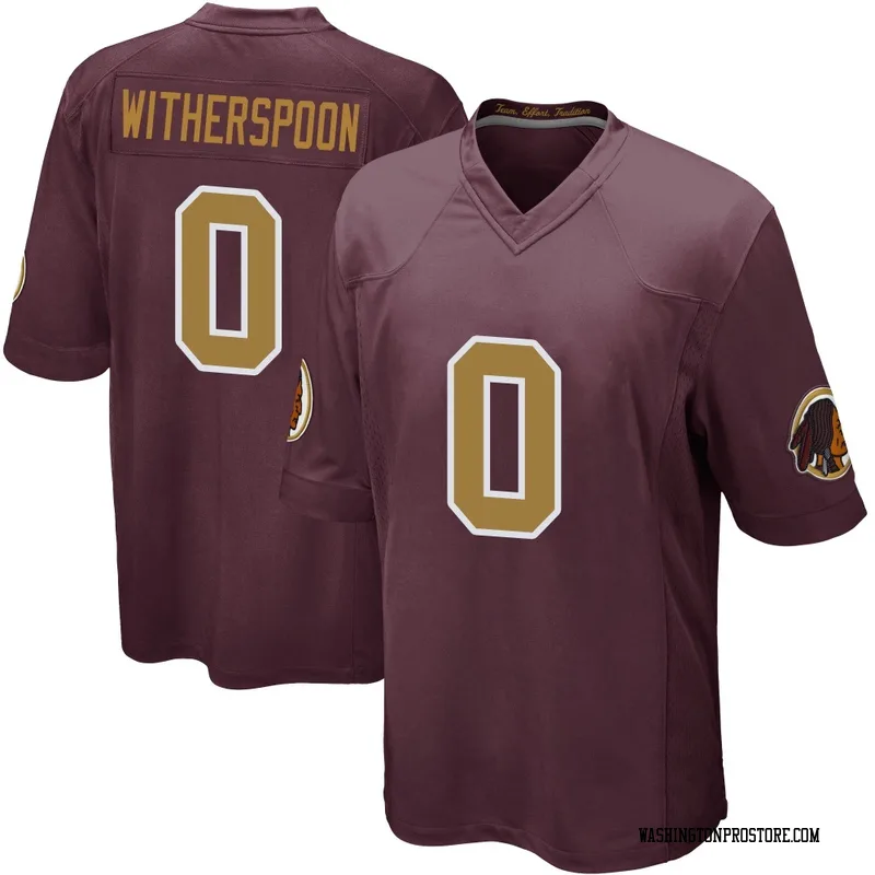 Men's Ahkello Witherspoon Washington Commanders Game Burgundy Alternate Jersey