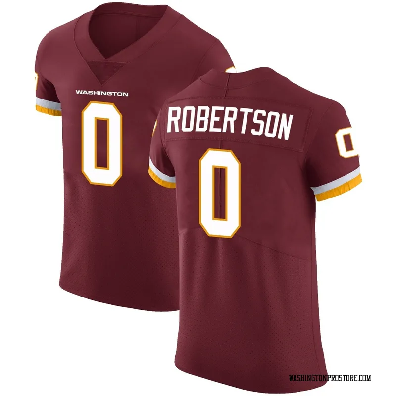 Men's Amik Robertson Washington Commanders Elite Burgundy Team Color Vapor Untouchable Jersey