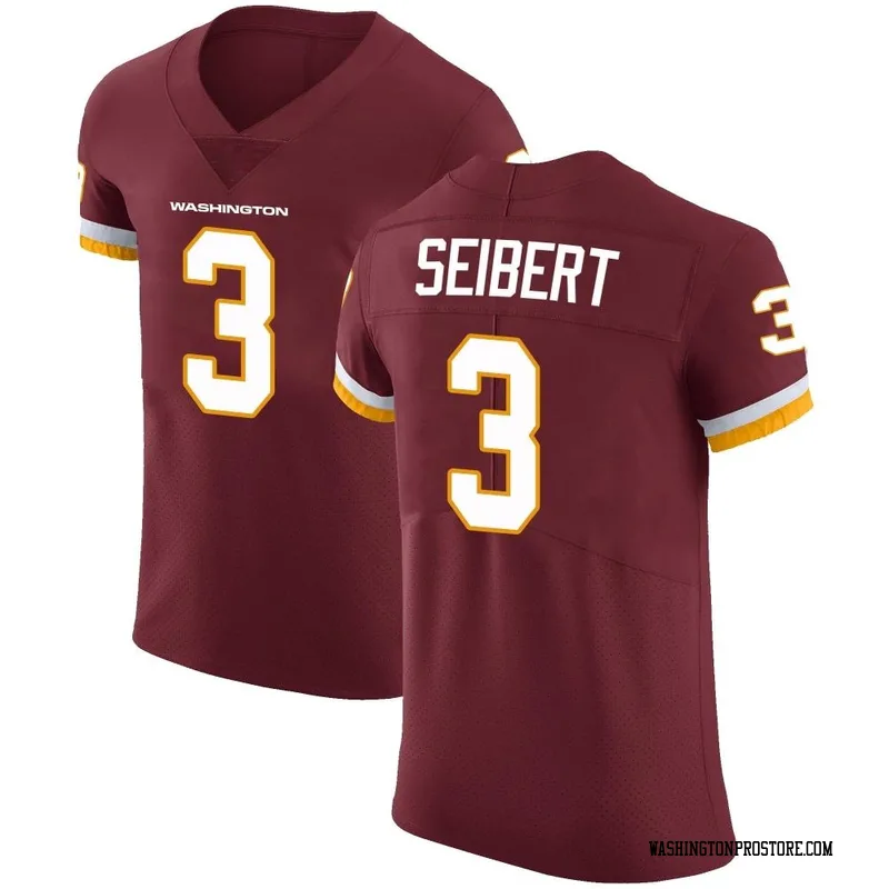 Men's Austin Seibert Washington Commanders Elite Burgundy Team Color Vapor Untouchable Jersey