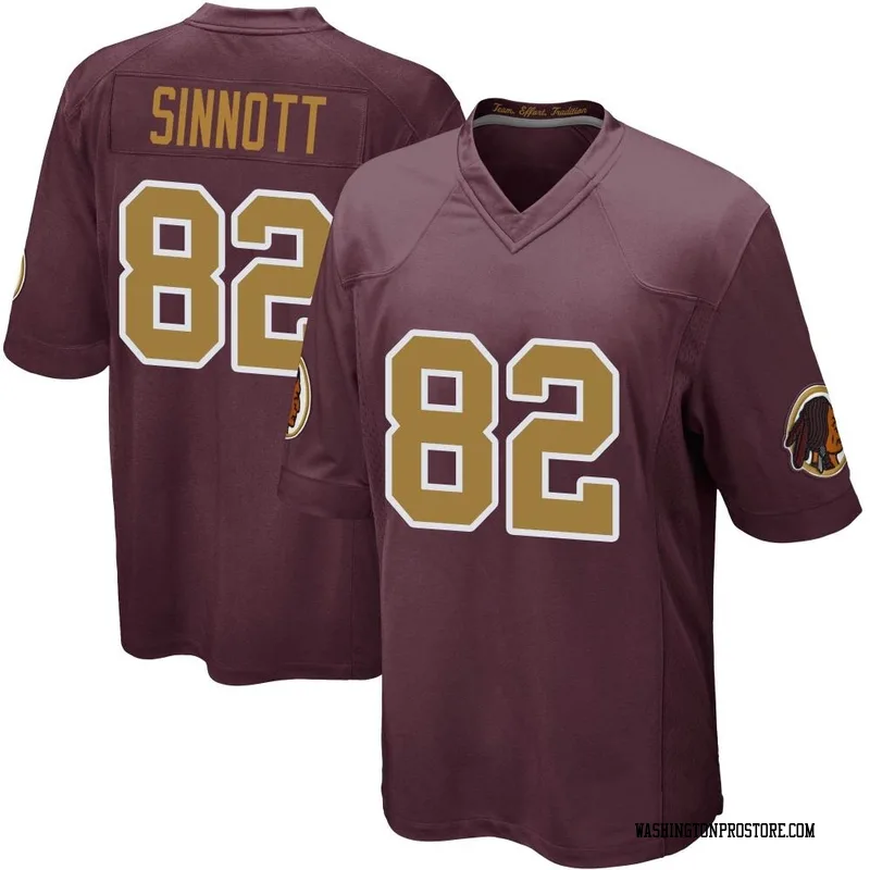 Men's Ben Sinnott Washington Commanders Game Burgundy Alternate Jersey