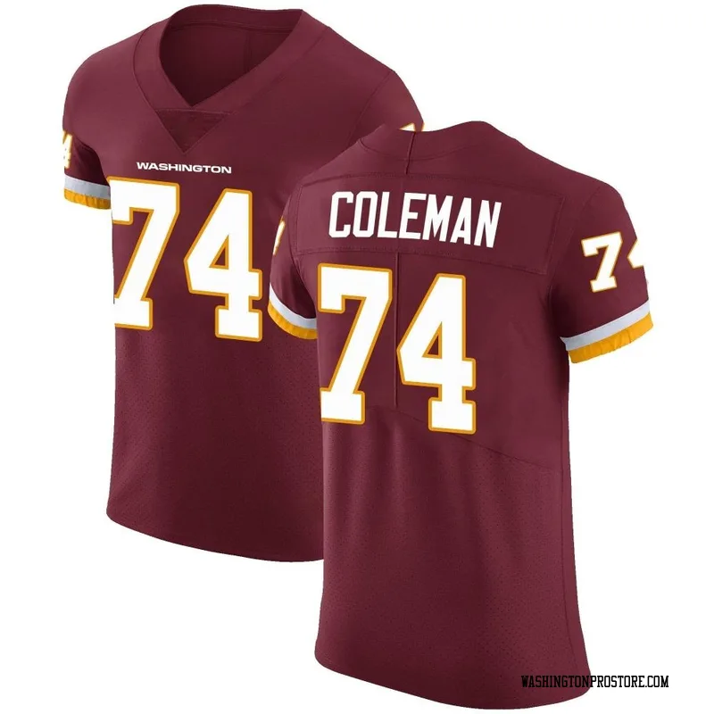 Men's Brandon Coleman Washington Commanders Elite Burgundy Team Color Vapor Untouchable Jersey