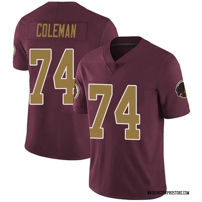 Men's Brandon Coleman Washington Commanders Limited Burgundy Alternate Vapor Untouchable Jersey