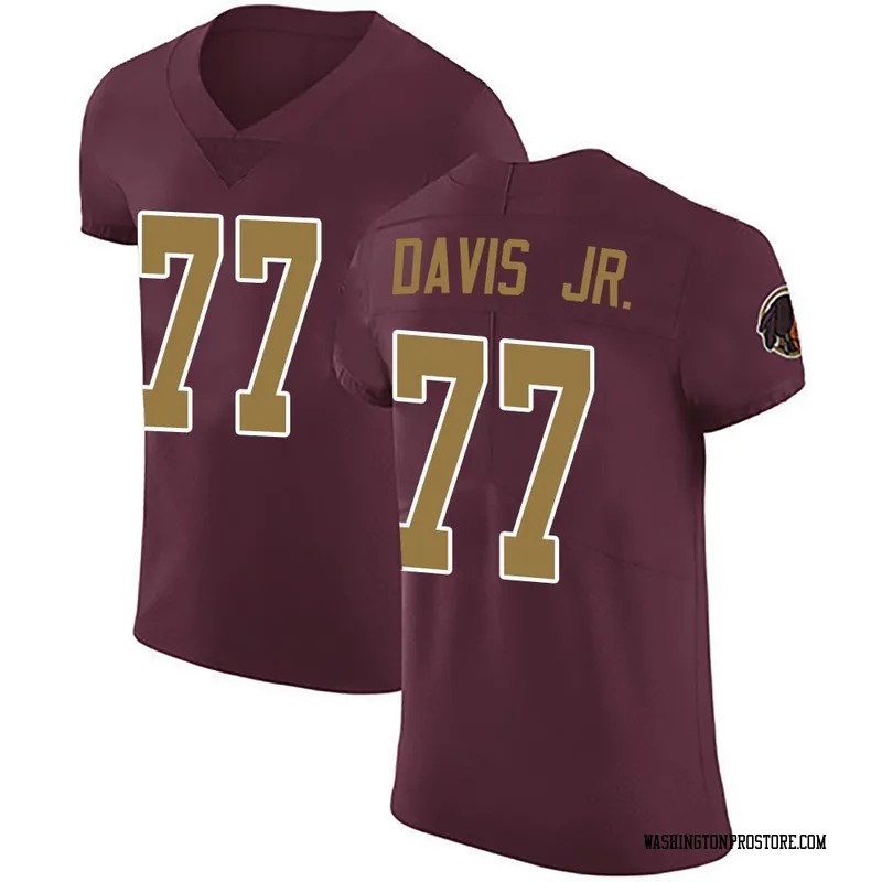 Men's Carl Davis Jr. Washington Commanders Elite Burgundy Alternate Vapor Untouchable Jersey