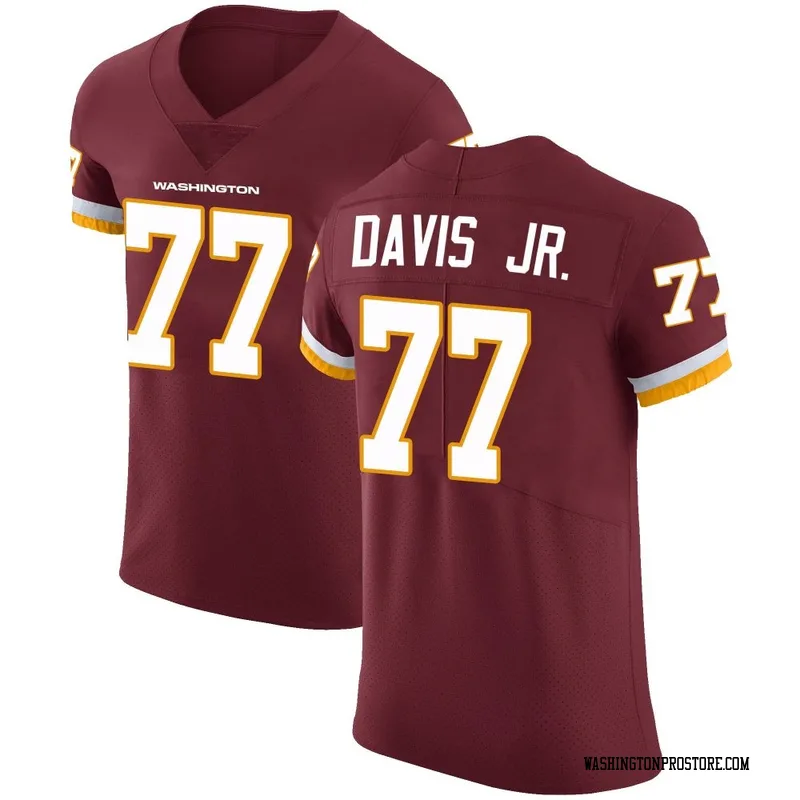 Men's Carl Davis Jr. Washington Commanders Elite Burgundy Team Color Vapor Untouchable Jersey