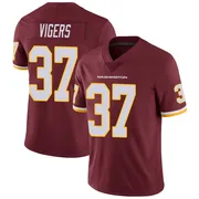 Men's Car'lin Vigers Washington Commanders Limited Burgundy Team Color Vapor Untouchable Jersey