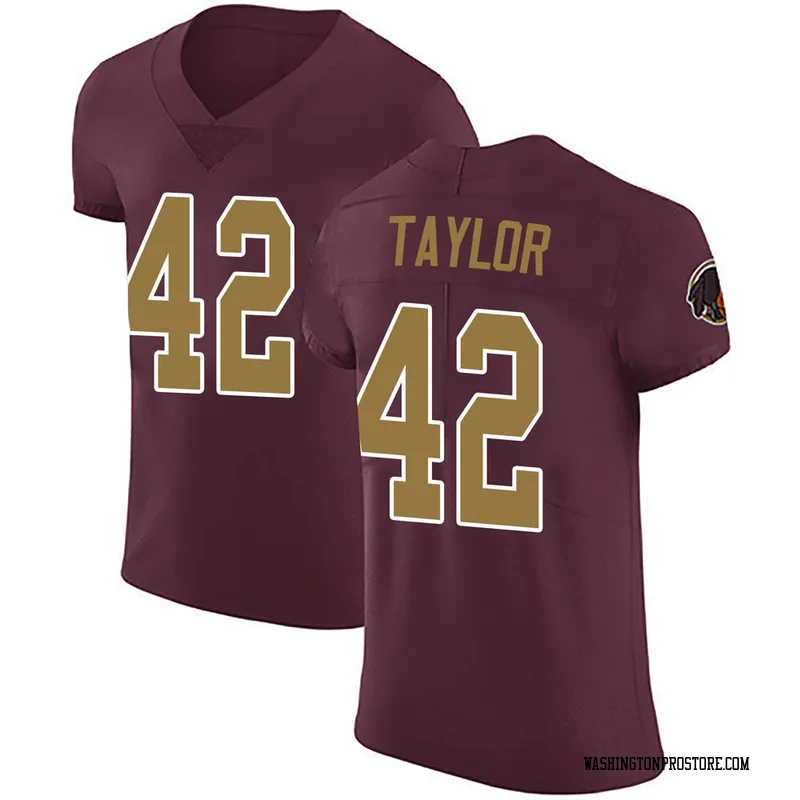 Men's Charley Taylor Washington Commanders Elite Burgundy Alternate Vapor Untouchable Jersey