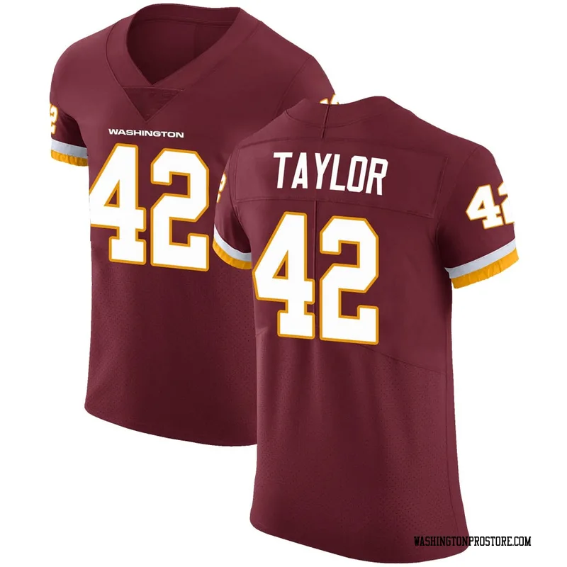 Men's Charley Taylor Washington Commanders Elite Burgundy Team Color Vapor Untouchable Jersey
