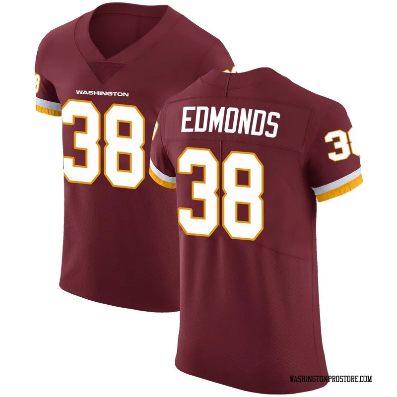 Men's Chase Edmonds Washington Commanders Elite Burgundy Team Color Vapor Untouchable Jersey