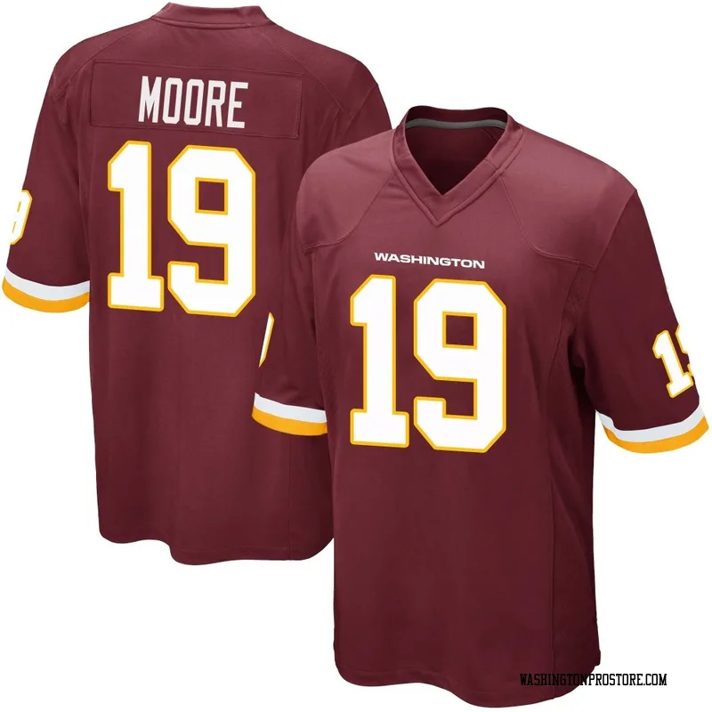 Men's Chris Moore Washington Commanders Game Burgundy Team Color Jersey