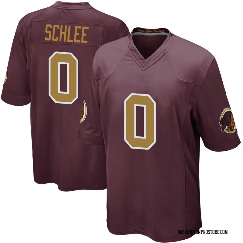 Men's Collin Schlee Washington Commanders Game Burgundy Alternate Jersey