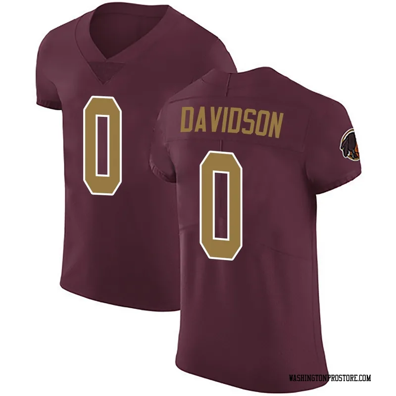 Men's D.J. Davidson Washington Commanders Elite Burgundy Alternate Vapor Untouchable Jersey