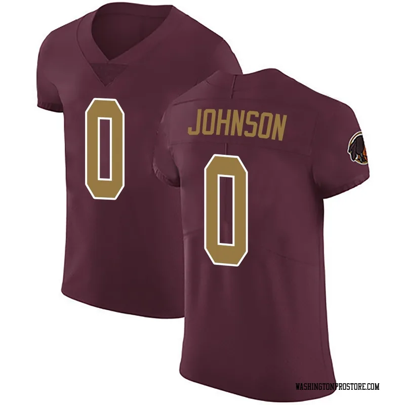 Men's DJ Johnson Washington Commanders Elite Burgundy Alternate Vapor Untouchable Jersey