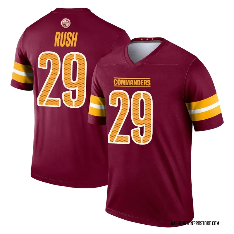 Men's Darius Rush Washington Commanders Legend Burgundy Jersey
