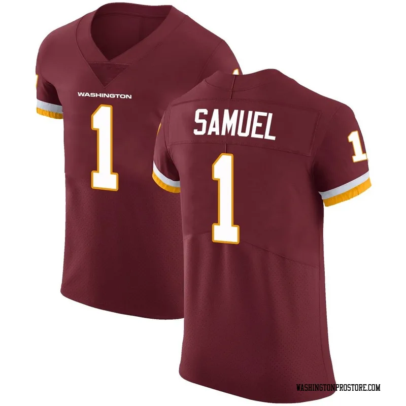 Men's Deebo Samuel Washington Commanders Elite Burgundy Team Color Vapor Untouchable Jersey