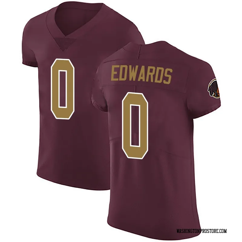 Men's Donovan Edwards Washington Commanders Elite Burgundy Alternate Vapor Untouchable Jersey