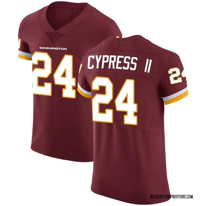 Men's Fentrell Cypress II Washington Commanders Elite Burgundy Team Color Vapor Untouchable Jersey