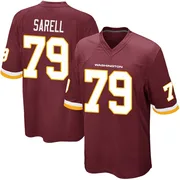 Men's Foster Sarell Washington Commanders Game Burgundy Team Color Jersey