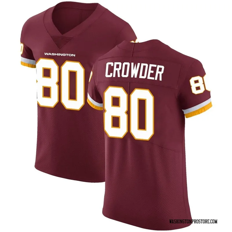 Men's Jamison Crowder Washington Commanders Elite Burgundy Team Color Vapor Untouchable Jersey