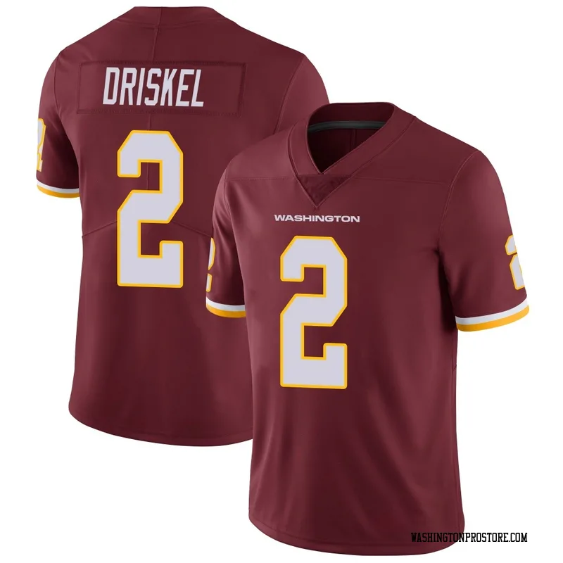 Men's Jeff Driskel Washington Commanders Limited Burgundy Team Color Vapor Untouchable Jersey