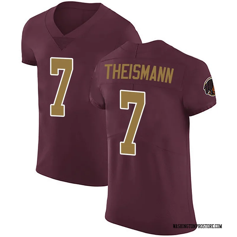 Men's Joe Theismann Washington Commanders Elite Burgundy Alternate Vapor Untouchable Jersey