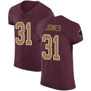 Men's Jonathan Jones Washington Commanders Elite Burgundy Alternate Vapor Untouchable Jersey