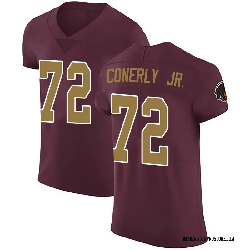 Men's Josh Conerly Jr. Washington Commanders Elite Burgundy Alternate Vapor Untouchable Jersey