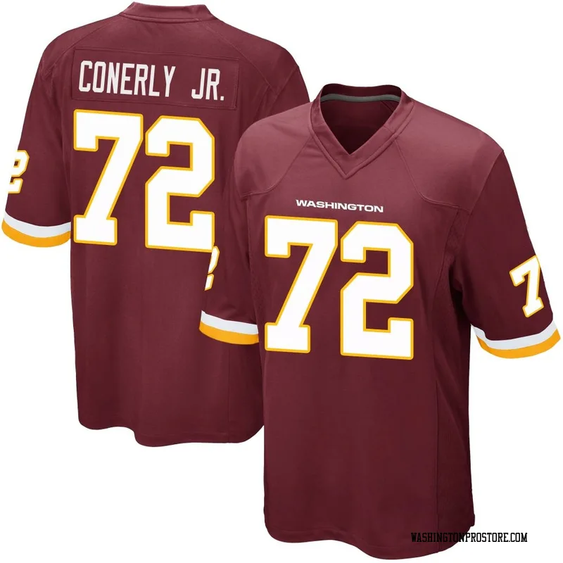 Men's Josh Conerly Jr. Washington Commanders Game Burgundy Team Color Jersey