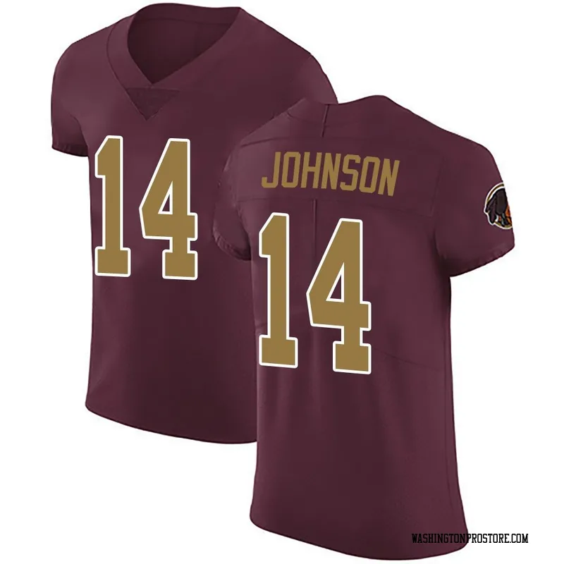 Men's Josh Johnson Washington Commanders Elite Burgundy Alternate Vapor Untouchable Jersey