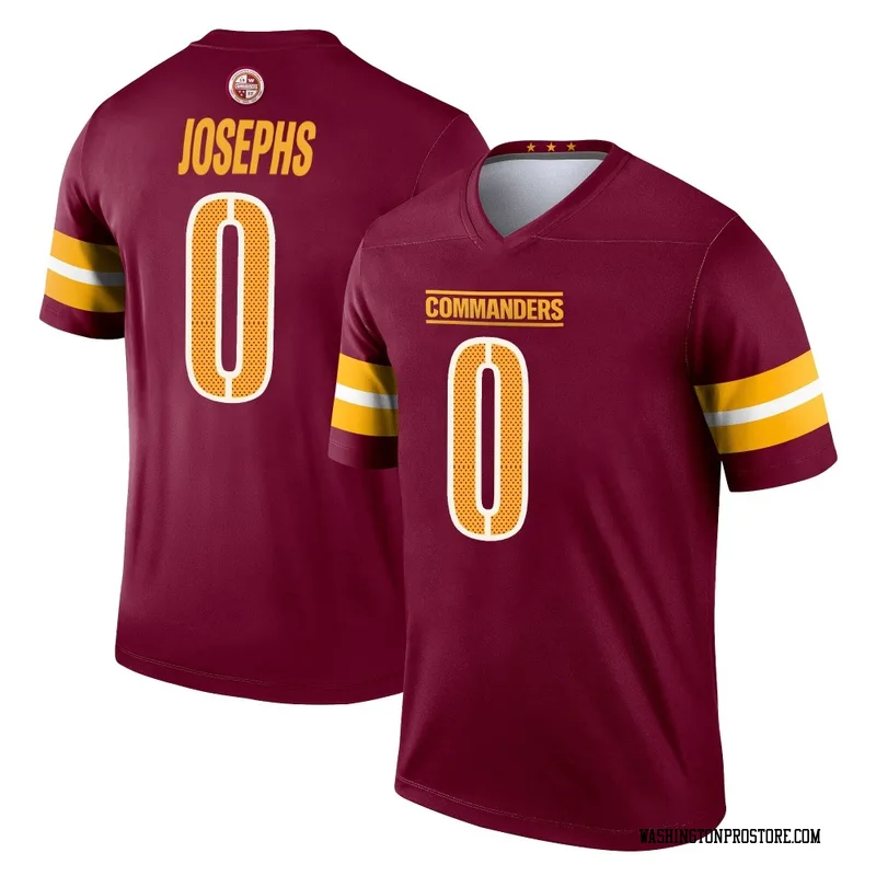Men's Joshua Josephs Washington Commanders Legend Burgundy Jersey