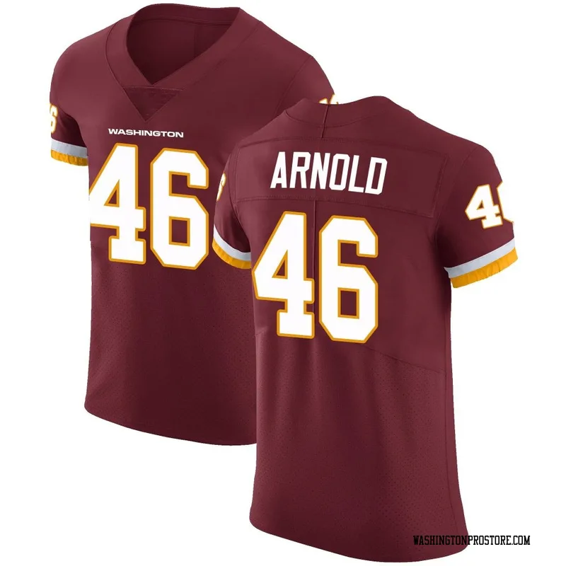 Men's Kam Arnold Washington Commanders Elite Burgundy Team Color Vapor Untouchable Jersey