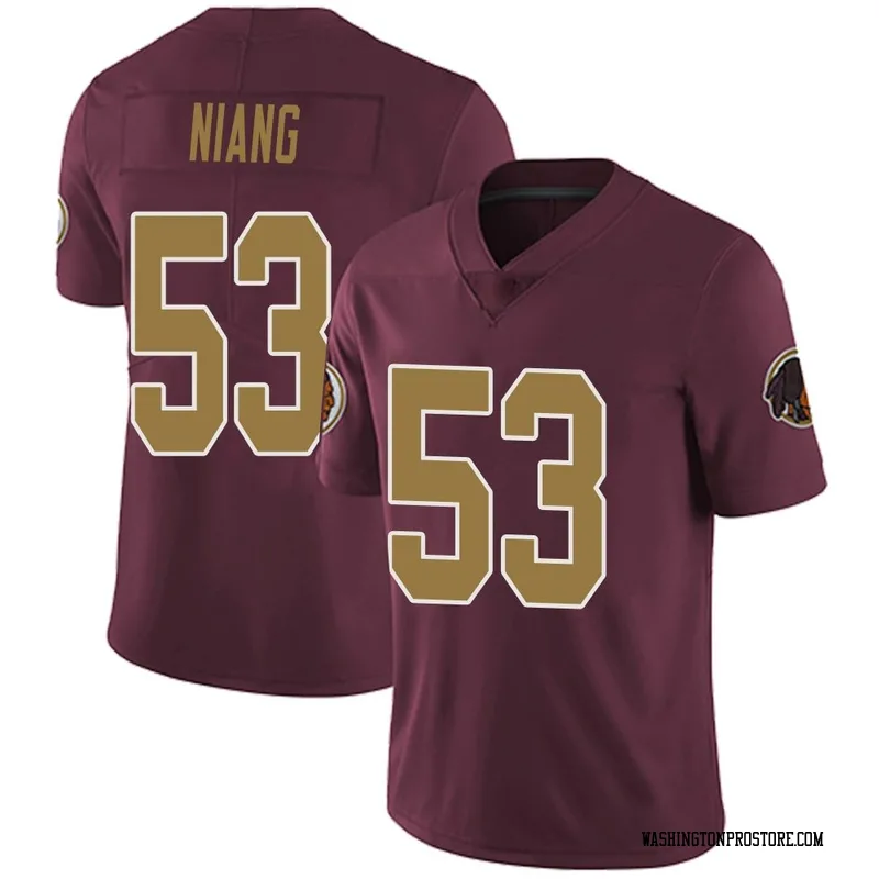 Men's Lucas Niang Washington Commanders Limited Burgundy Alternate Vapor Untouchable Jersey