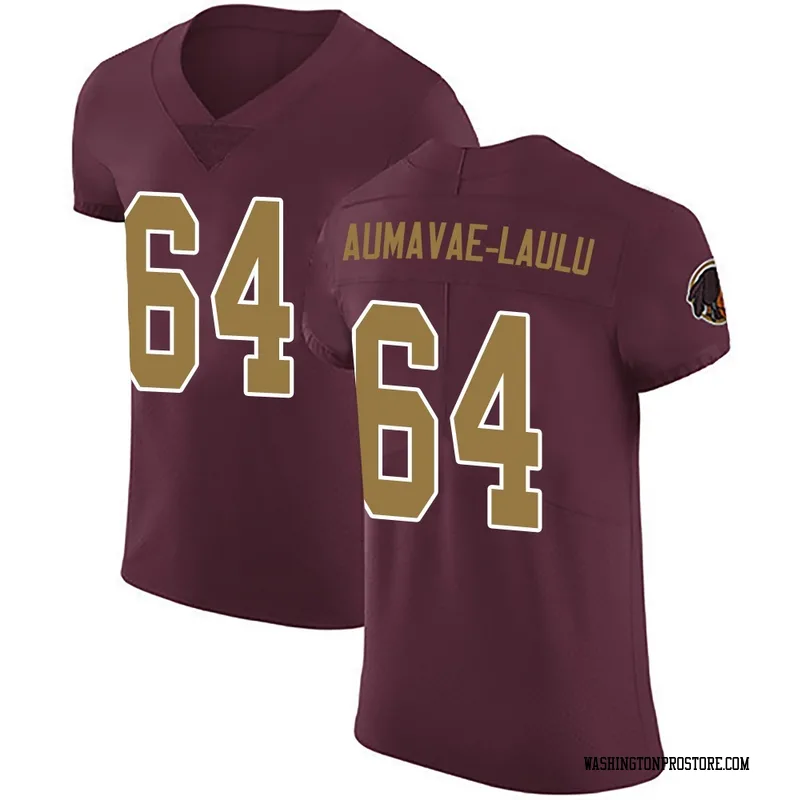 Men's Malaesala Aumavae-Laulu Washington Commanders Elite Burgundy Alternate Vapor Untouchable Jersey