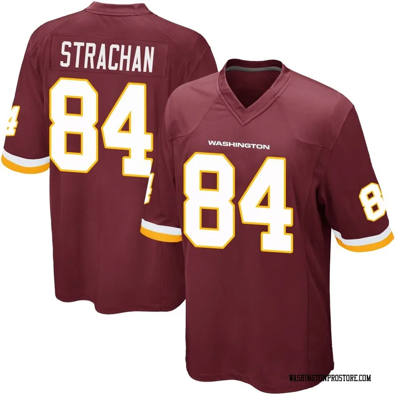 Men's Michael Strachan Washington Commanders Game Burgundy Team Color Jersey