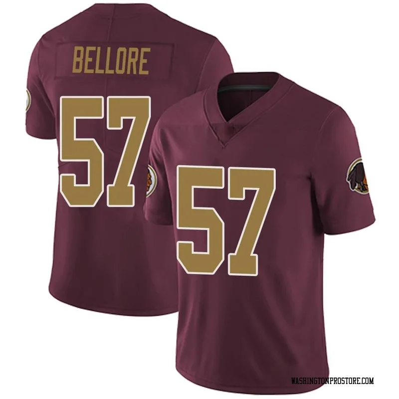 Men's Nick Bellore Washington Commanders Limited Burgundy Alternate Vapor Untouchable Jersey
