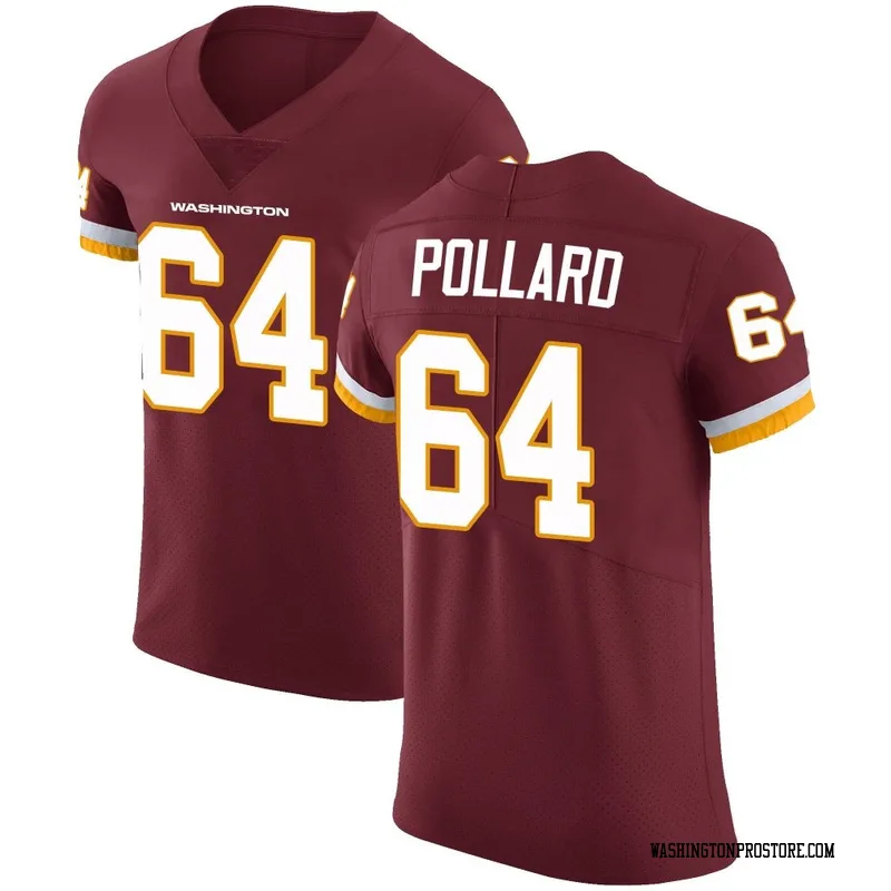 Men's Norell Pollard Washington Commanders Elite Burgundy Team Color Vapor Untouchable Jersey