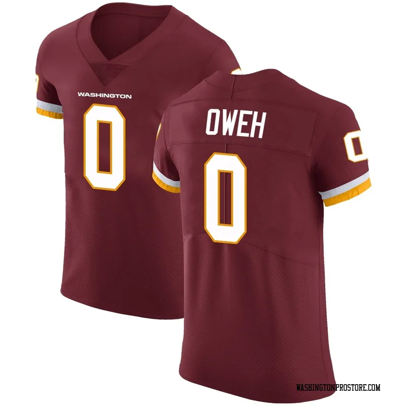 Men's Odafe Oweh Washington Commanders Elite Burgundy Team Color Vapor Untouchable Jersey