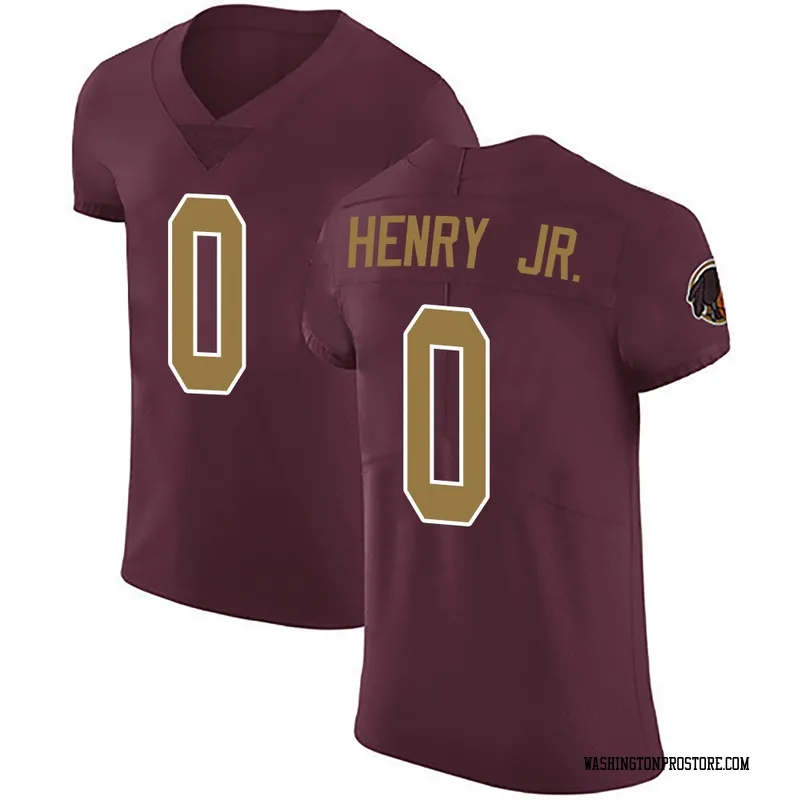 Men's Robert Henry Jr. Washington Commanders Elite Burgundy Alternate Vapor Untouchable Jersey