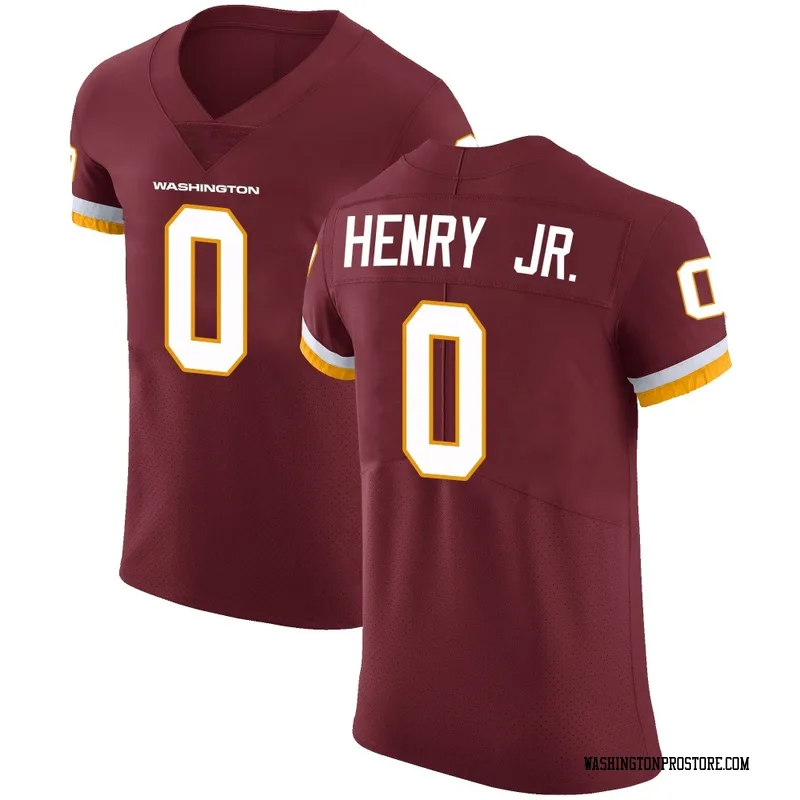 Men's Robert Henry Jr. Washington Commanders Elite Burgundy Team Color Vapor Untouchable Jersey
