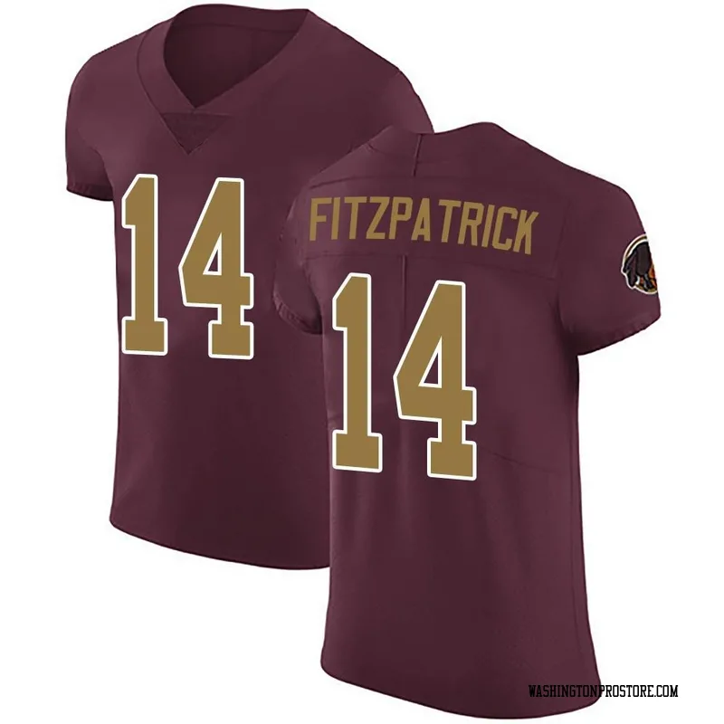 Men's Ryan Fitzpatrick Washington Commanders Elite Burgundy Alternate Vapor Untouchable Jersey