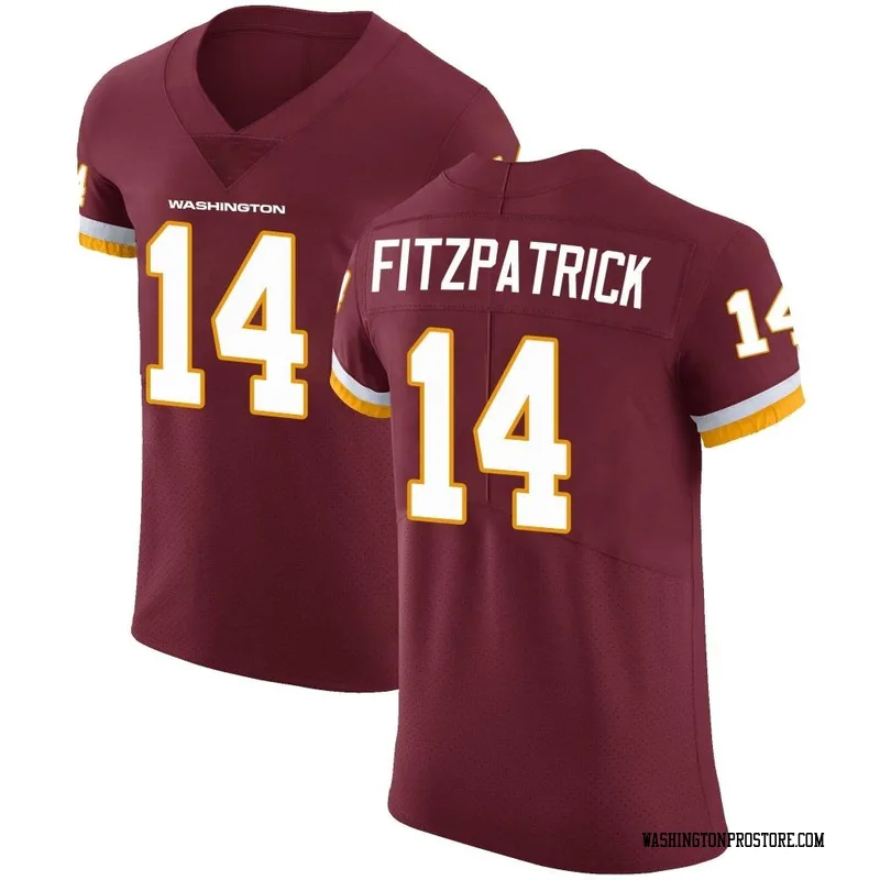 Men's Ryan Fitzpatrick Washington Commanders Elite Burgundy Team Color Vapor Untouchable Jersey