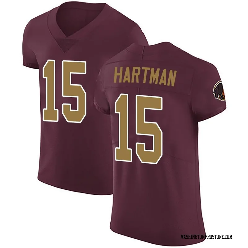 Men's Sam Hartman Washington Commanders Elite Burgundy Alternate Vapor Untouchable Jersey