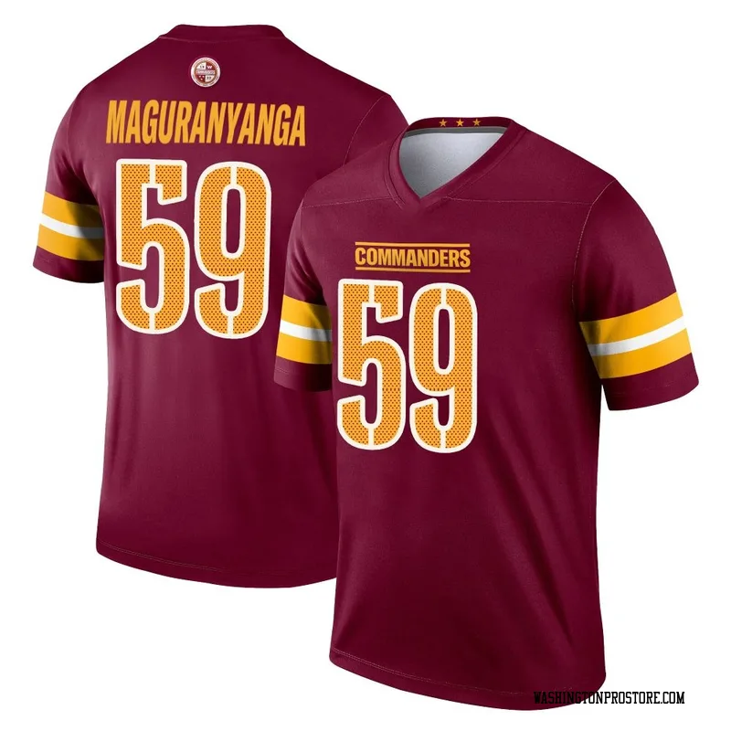 Men's T.J. Maguranyanga Washington Commanders Legend Burgundy Jersey