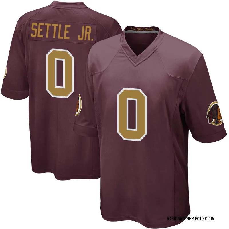 Men's Tim Settle Jr. Washington Commanders Game Burgundy Alternate Jersey