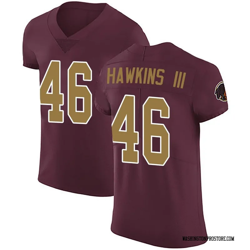Men's Tre Hawkins III Washington Commanders Elite Burgundy Alternate Vapor Untouchable Jersey