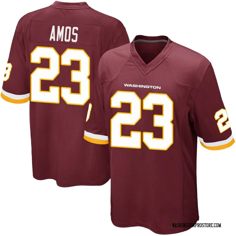 Men's Trey Amos Washington Commanders Game Burgundy Team Color Jersey