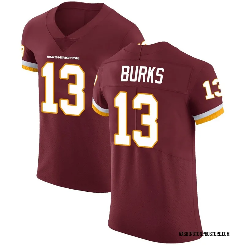 Men's Treylon Burks Washington Commanders Elite Burgundy Team Color Vapor Untouchable Jersey