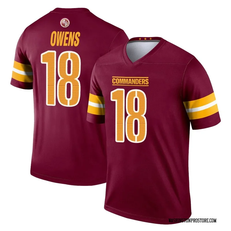 Men's Tyler Owens Washington Commanders Legend Burgundy Jersey