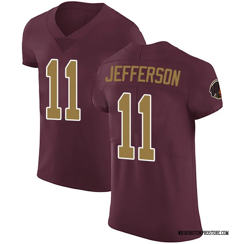 Men's Van Jefferson Washington Commanders Elite Burgundy Alternate Vapor Untouchable Jersey