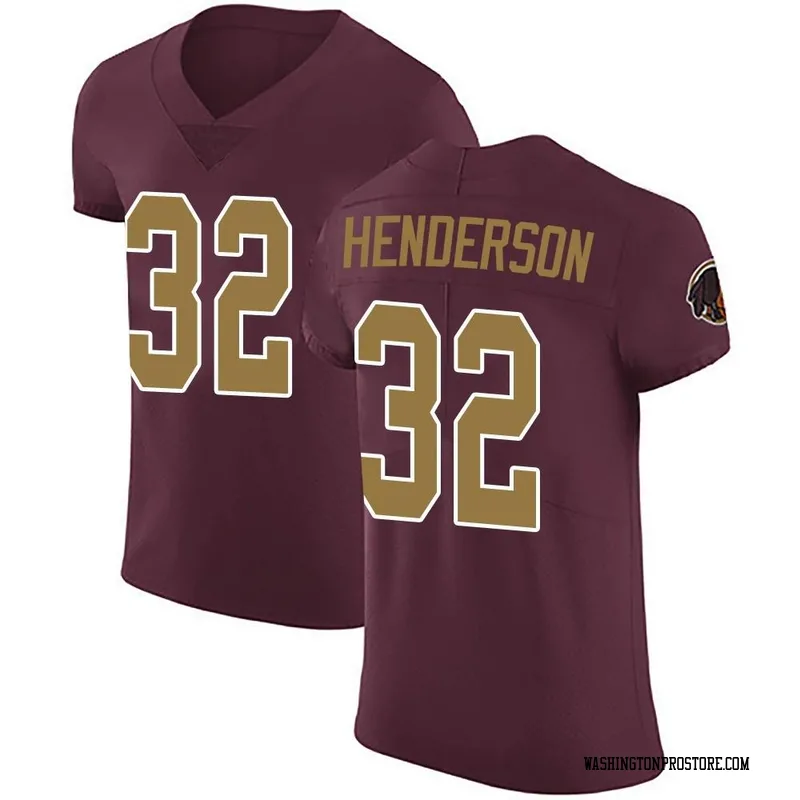 Men's Xavier Henderson Washington Commanders Elite Burgundy Alternate Vapor Untouchable Jersey